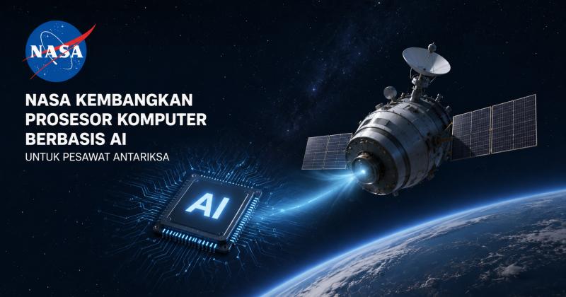 NASA Kembangkan Prosesor Komputer Berbasis AI untuk Pesawat Antariksa Masa Depan