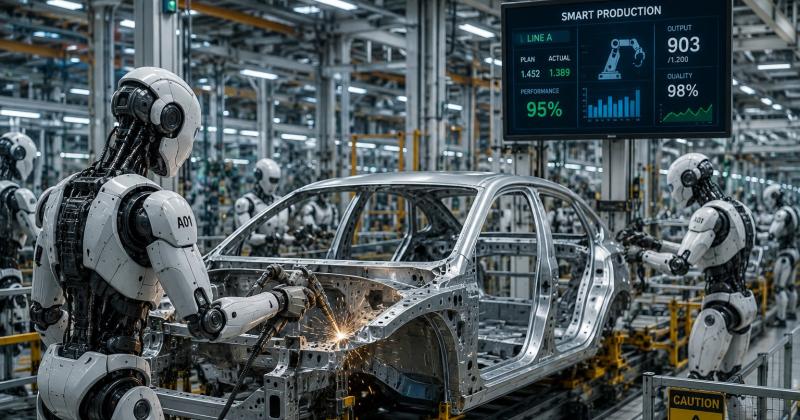 Robot Humanoid Mulai Gantikan Pekerja Pabrik, Revolusi Industri Baru Dimulai