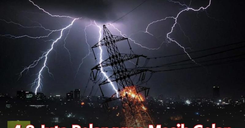 4,8 Juta Pelanggan PLN Masih Alami Gangguan Listrik di Sumatra