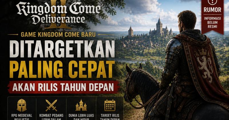 Game Kingdom Come Baru Dikabarkan Target Rilis Tahun Depan, Fans RPG Mulai Hype