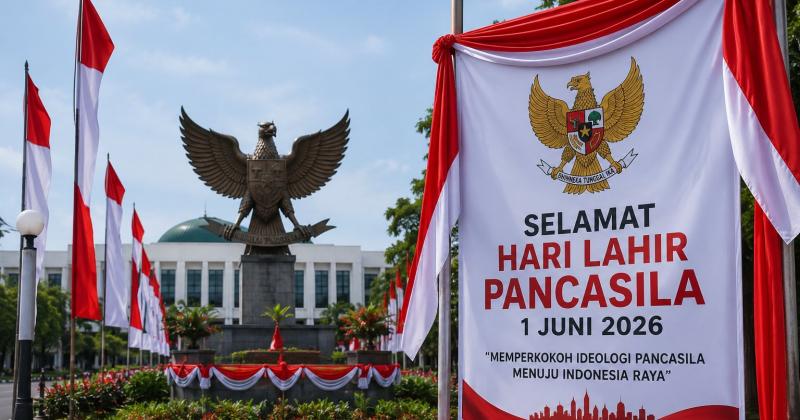 Persiapan Hari Lahir Pancasila 2026 Capai Tahap Akhir, Berbagai Daerah Gelar Kegiatan Kebangsaan