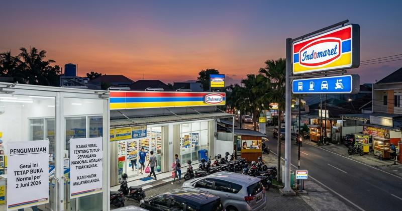 Heboh Isu Sejumlah Gerai Indomaret Tutup Serentak 2 Hari, Ini Fakta Sebenarnya!