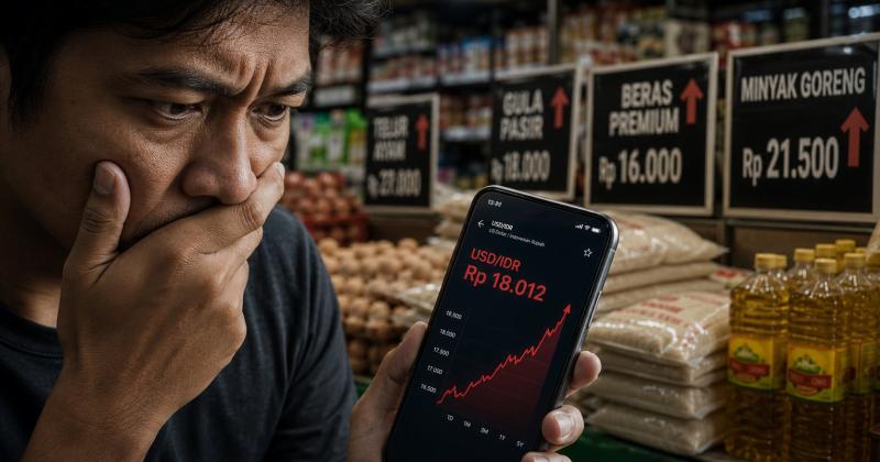 Sejarah Baru! Dolar Resmi Jebol Rp18.012 Hari Ini. Siap-Siap Harga Barang Meroket, Bagaimana Nasib Tabungan Kita?
