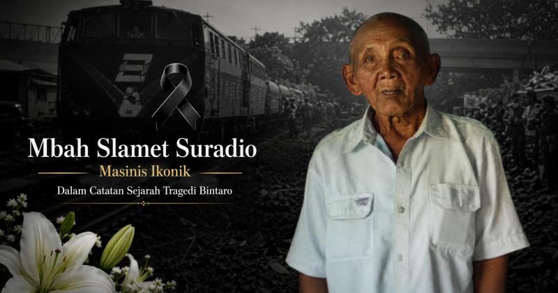 Dunia Perkeretaapian Berduka Atas Berpulangnya Mbah Slamet Suradio Masinis Ikonik Dalam Catatan Sejarah Tragedi Bintaro