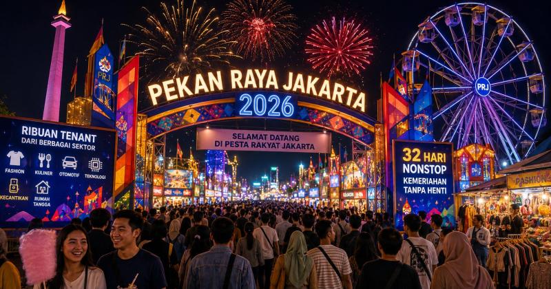 Pekan Raya Jakarta 2026 Resmi Dibuka, Hadirkan Ribuan Tenant dan Hiburan Selama 32 Hari