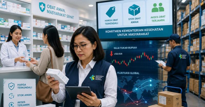 Kementerian Kesehatan Pastikan Harga Obat Tetap Terkendali dan Stok Aman di Tengah Pelemahan Nilai Tukar Rupiah dan Fluktuasi Global