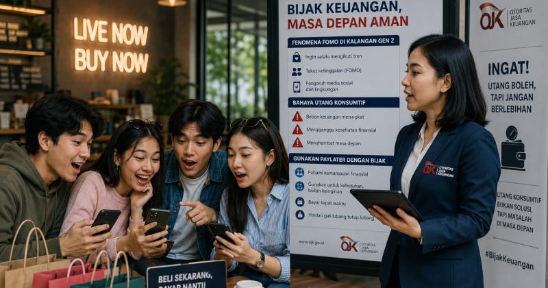 Otoritas Jasa Keuangan Soroti Fenomena FOMO di Kalangan Gen Z dan Bahaya Utang Konsumtif Gaya Hidup melalui Paylater