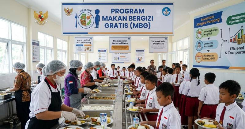 Mengupas Efisiensi Jangka Panjang vs Beban Operasional Fantastis Program Makan Bergizi Gratis (MBG)