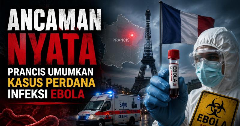 Ancaman Nyata, Prancis Umumkan Kasus Perdana Infeksi Ebola