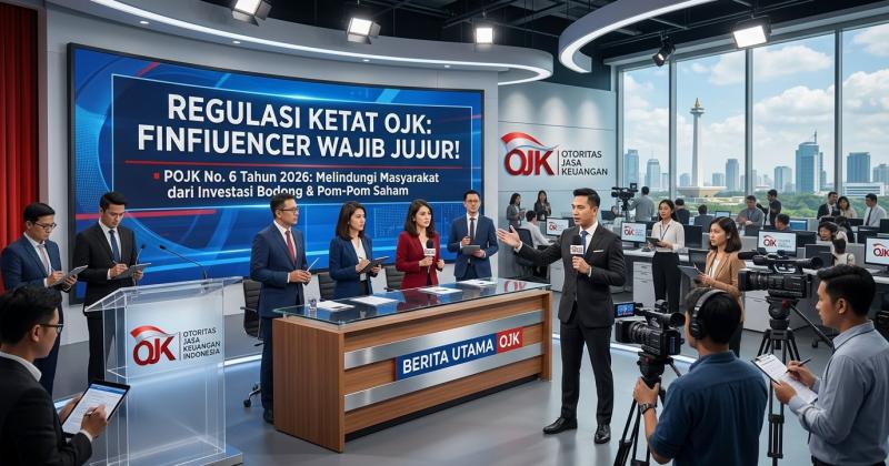 Ketok Palu! OJK Resmi Rilis POJK Nomor 6 Tahun 2026, Era 'Pom-Pom' Saham Liar Finfluencer Berakhir