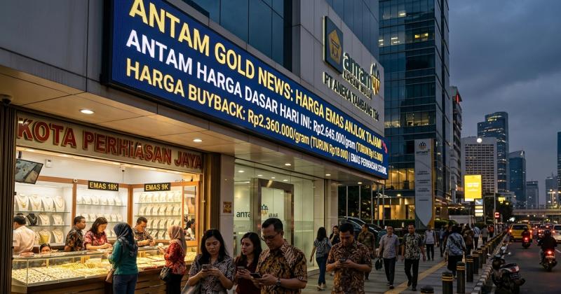 Harga Emas Antam Anjlok Tajam, Investor Mulai Lirik Perhiasan Emas Muda sebagai Alternatif