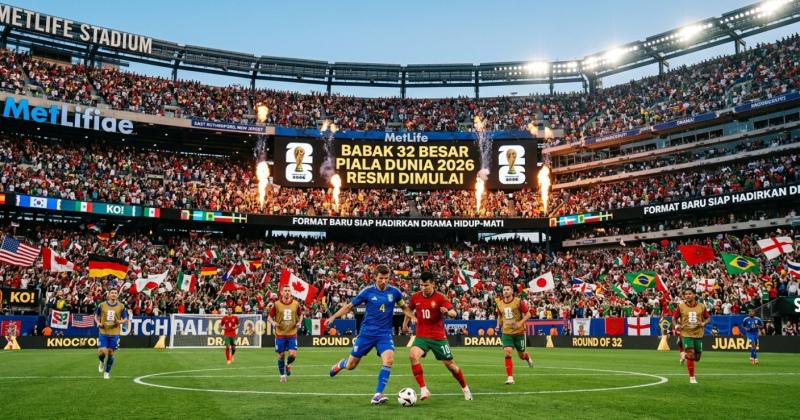 Babak 32 Besar Piala Dunia 2026 Resmi Dimulai, Format Baru Siap Hadirkan Drama Hidup-Mati