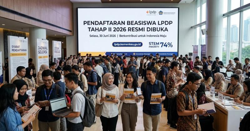 Pendaftaran Beasiswa LPDP Tahap II 2026 Resmi Dibuka