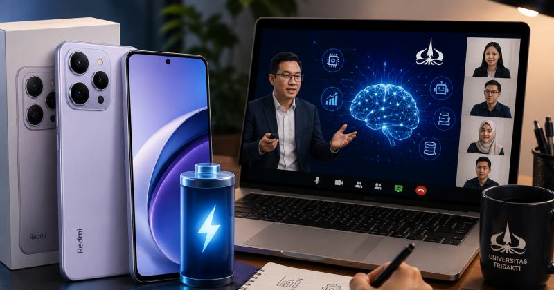 Redmi Note 17 Resmi Meluncur dengan Layar 7 Inci dan Baterai Jumbo, Universitas Trisakti Gelar Webinar Strategi AI