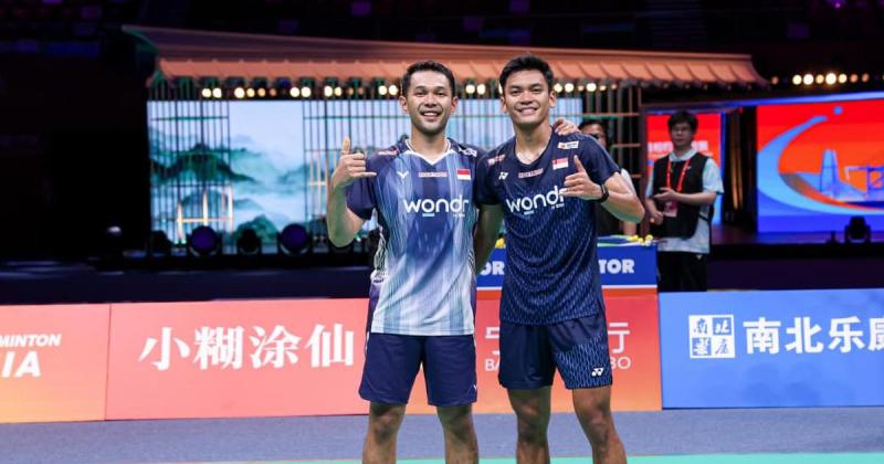 Fajar/Fikri Juara Japan Open Usai Sikat Ganda Putra Ranking 1 Dunia Dua Gim Langsung