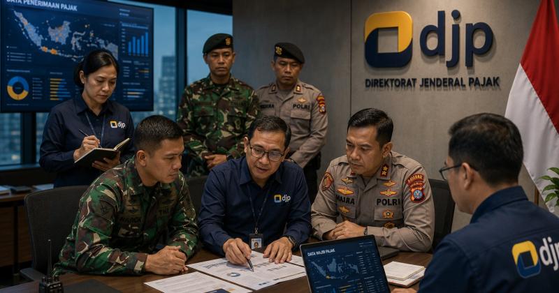 Kolaborasi Baru DJP, Unsur TNI dan Polri Resmi Dilibatkan Awasi Wajib Pajak di Lapangan