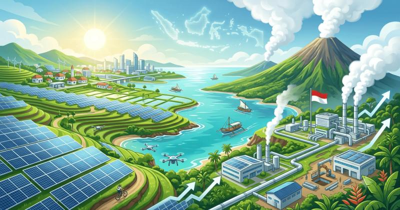 Energi Terbarukan Terus Dikembangkan, Surya dan Panas Bumi Menjadi Andalan Indonesia