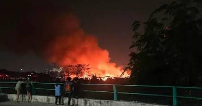 Kebocoran Gas Hanguskan Rumah Makan di Kawasan Grand Kamala Lagoon Bekasi