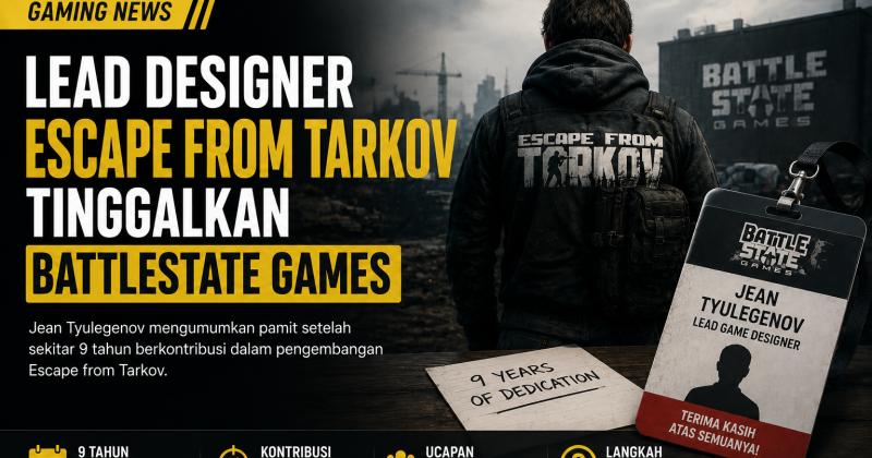 Lead Designer Escape from Tarkov Tinggalkan Battlestate Games Setelah 9 Tahun