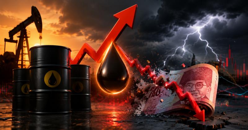 Harga Minyak Melonjak, Rupiah Dihantam Badai Tekanan