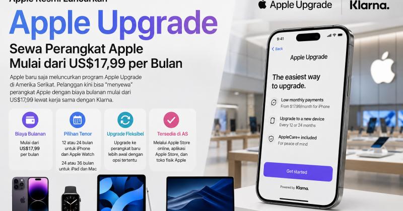 Apple Luncurkan Apple Upgrade, Bisa Sewa iPhone Mulai Rp290 Ribu per Bulan di AS