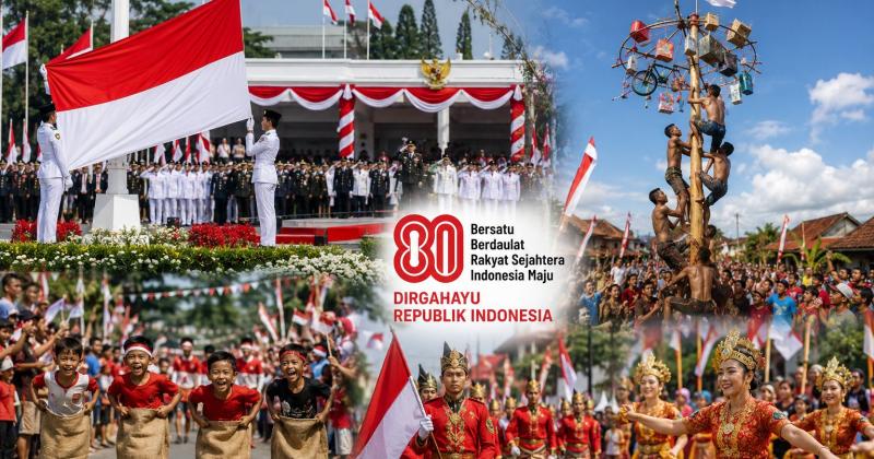 Semarak HUT ke-81 RI, Dari Upacara Khidmat hingga Kemeriahan Tradisi Warga di Seluruh Pelosok Negeri