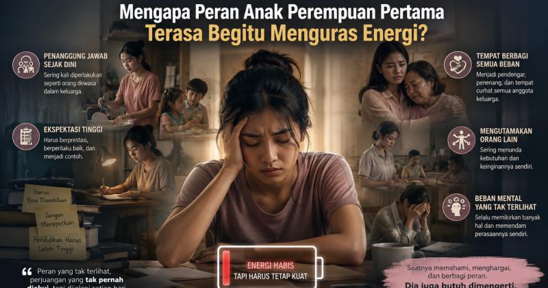 Mengapa Peran Anak Perempuan Pertama Terasa Begitu Menguras Energi?