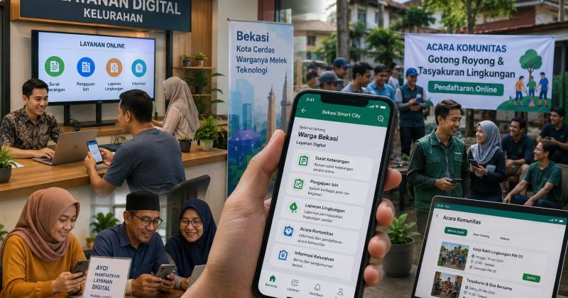 Warga Bekasi Makin Melek Teknologi, Urus Administrasi Lingkungan dan Acara Komunitas Kini Serba Digital