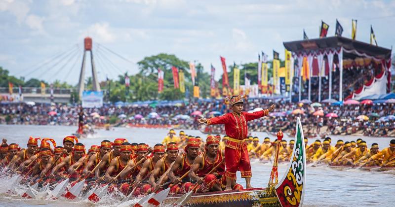 Festival Pacu Jalur Kuansing Resmi Dibuka, Tradisi Budaya Mendunia