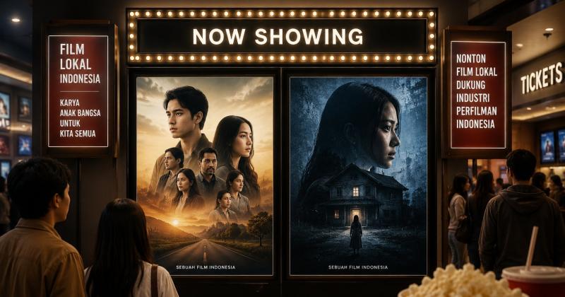 Dua Film Lokal Indonesia Tayang Perdana di Bioskop Seluruh Tanah Air