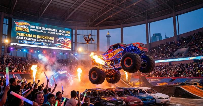 Cetak Sejarah! Hot Wheels Monster Trucks Live Perdana Hadir di Indonesia, Bukti Ganasnya Pasar Otomotif Miniatur