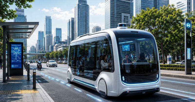 Terobosan Baru Transportasi Publik, Kereta Otonom Tanpa Rel Resmi Diuji Coba di Jalur Perkotaan