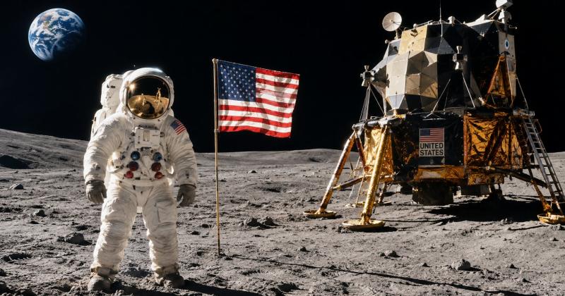 FAKTA SEJARAH, "Lompatan Raksasa bagi Umat Manusia" — Misi Apollo 11 Sukses Daratkan Manusia Pertama di Bulan