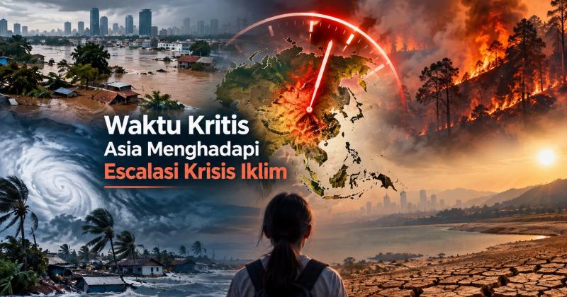 Waktu Kritis Asia Menghadapi Escalasi Krisis Iklim