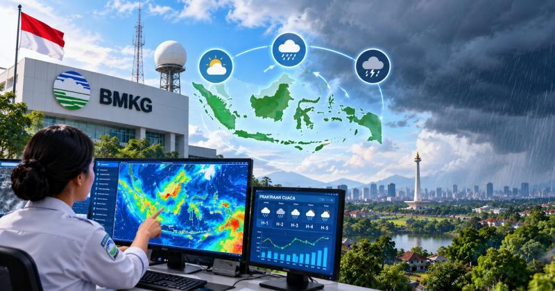 Badan Meteorologi Klimatologi dan Geofisika Memprediksi Peralihan Musim Menuju Penghujan di Sejumlah Wilayah Indonesia