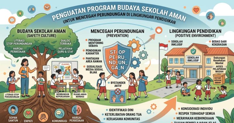 Penguatan Program Budaya Sekolah Aman untuk Mencegah Perundungan di Lingkungan Pendidikan