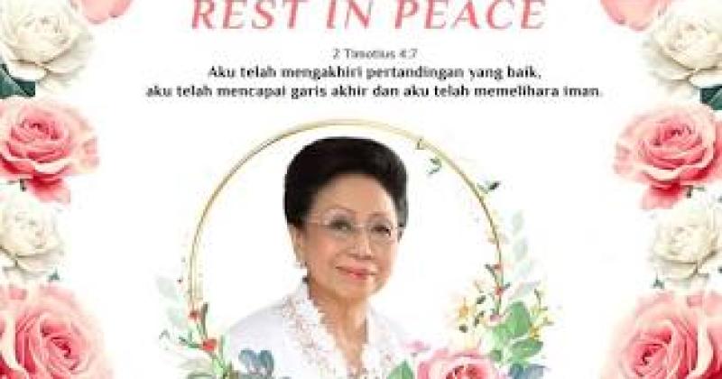 Legenda Bisnis Kecantikan Indonesia Martha Tilaar Wafat pada Usia 89 Tahun