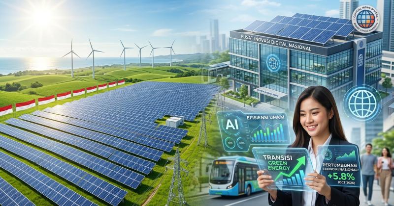 Lonjakan Adopsi Green Energy dan AI di Sektor Ekonomi Digital Jadi Sorotan Utama Nasional Per 26 Oktober 2026
