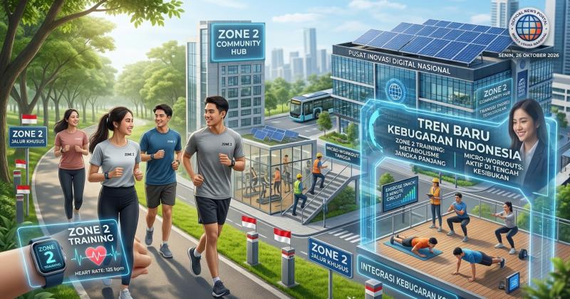 Tren "Zone 2 Training" dan Micro-Workouts Hibur Pekerja Sibuk: Fenomena Baru Kebugaran Masyarakat Per 26 Oktober 2026