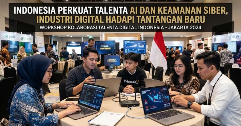 Indonesia Perkuat Talenta AI dan Keamanan Siber, Industri Digital Hadapi Tantangan Baru