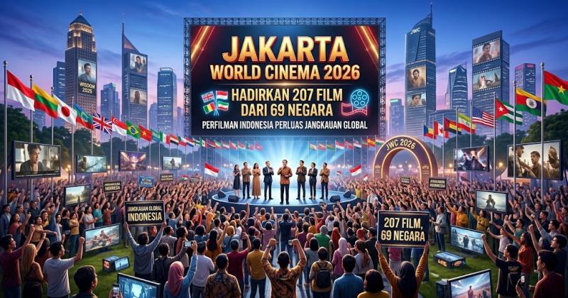 Jakarta World Cinema 2026 Hadirkan 207 Film dari 69 Negara, Perfilman Indonesia Perluas Jangkauan Global